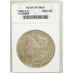 9007: 1896-S $1 AU55 ANACS