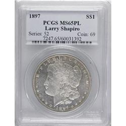 9010: 1897 $1 Prooflike MS65 PCGS