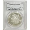 Image 1 : 9011: 1897 $1 Deep Mirror Prooflike MS64 PCGS