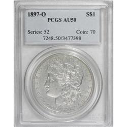 9012: 1897-O $1 AU50 PCGS