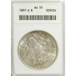 9013: 1897-O $1 AU55 ANACS