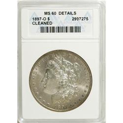 9015: 1897-O $1 MS60 ANACS