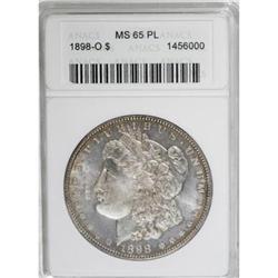 9034: 1898-O $1 Prooflike MS65 ANACS