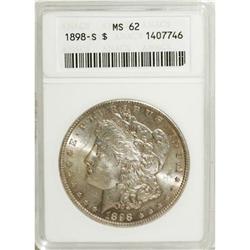 9036: 1898-S $1 MS62 ANACS