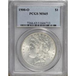 9054: 1900-O $1 MS65 PCGS