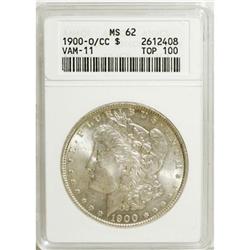9062: 1900-O/CC $1 MS62 ANACS