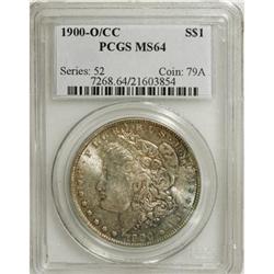 9064: 1900-O/CC $1 MS64 PCGS