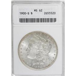 9065: 1900-S $1 MS62 ANACS