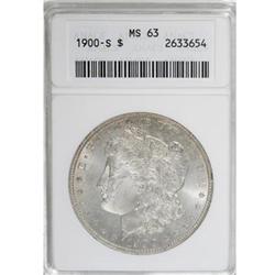 9067: 1900-S $1 MS63 ANACS
