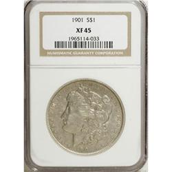 9071: 1901 $1 XF45 NGC