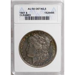 9078: 1901 $1 AU55 ANACS