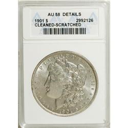 9080: 1901 $1 AU58 ANACS