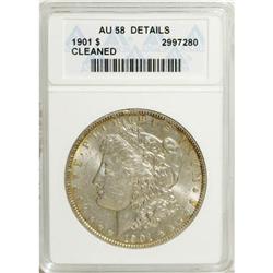 9081: 1901 $1 AU58 ANACS