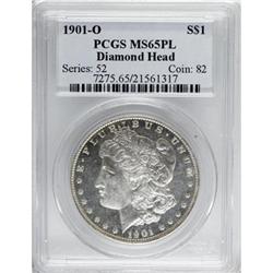 9085: 1901-O $1 Prooflike MS65 PCGS
