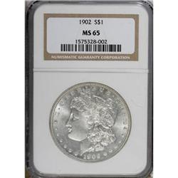 9095: 1902 $1 MS65 NGC