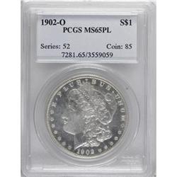 9099: 1902-O $1 Prooflike MS65 PCGS