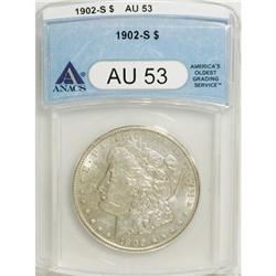 9100: 1902-S $1 AU53 ANACS