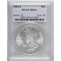9103: 1902-S $1 MS64 PCGS