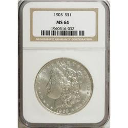 9106: 1903 $1 MS64 NGC