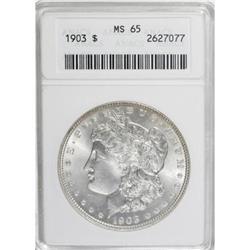 9108: 1903 $1 MS65 ANACS