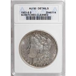 9131: 1903-S $1 AU50 ANACS
