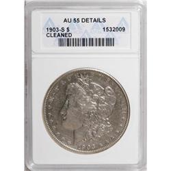 9133: 1903-S $1 AU55 ANACS