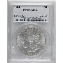 9135: 1904 $1 MS64 PCGS