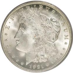 9144: 1921 $1 MS65 PCGS