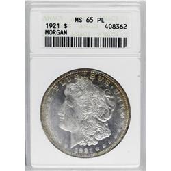 9150: 1921 $1 Prooflike MS65 ANACS