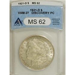 9151: 1921-D $1 MS62 ANACS