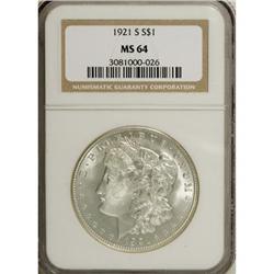 9159: 1921-S $1 MS64 NGC