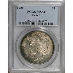 9171: 1921 $1 MS64 PCGS