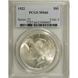 9174: 1922 $1 MS66 PCGS