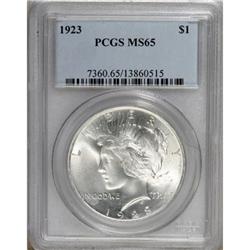 9179: 1923 $1 MS65 PCGS