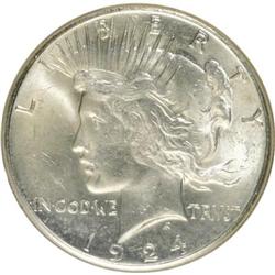 9185: 1924-S $1 MS63 NGC