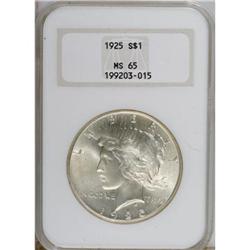 9188: 1925 $1 MS65 NGC