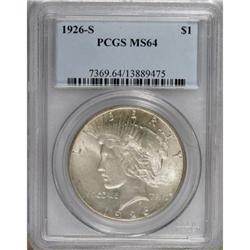 9197: 1926-S $1 MS64 PCGS