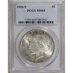 9198: 1926-S $1 MS64 PCGS