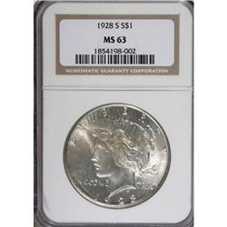 9211: 1928-S $1 MS63 NGC