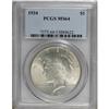 Image 1 : 9213: 1934 $1 MS64 PCGS