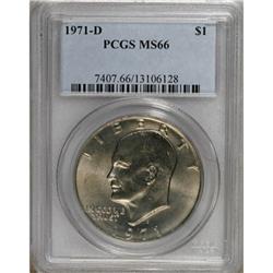 9231: 1971-D $1 MS66 PCGS