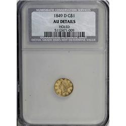 1849-D G$1 AU51 CSN