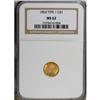 Image 1 : 1854 G$1 Type One MS62 NGC