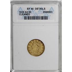 1835 $2 1/2 XF45 ANACS