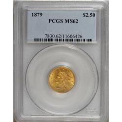 1879 $2 1/2 MS62 PCGS