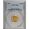 Image 1 : 1879 $2 1/2 MS62 PCGS
