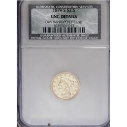 1879-S $2 1/2 AU50 CSN