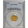 Image 1 : 1907 $2 1/2 MS63 PCGS