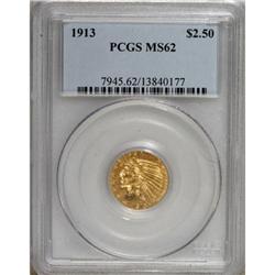 1913 $2 1/2 MS62 PCGS