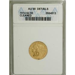 1914 $2 1/2 AU58 ANACS